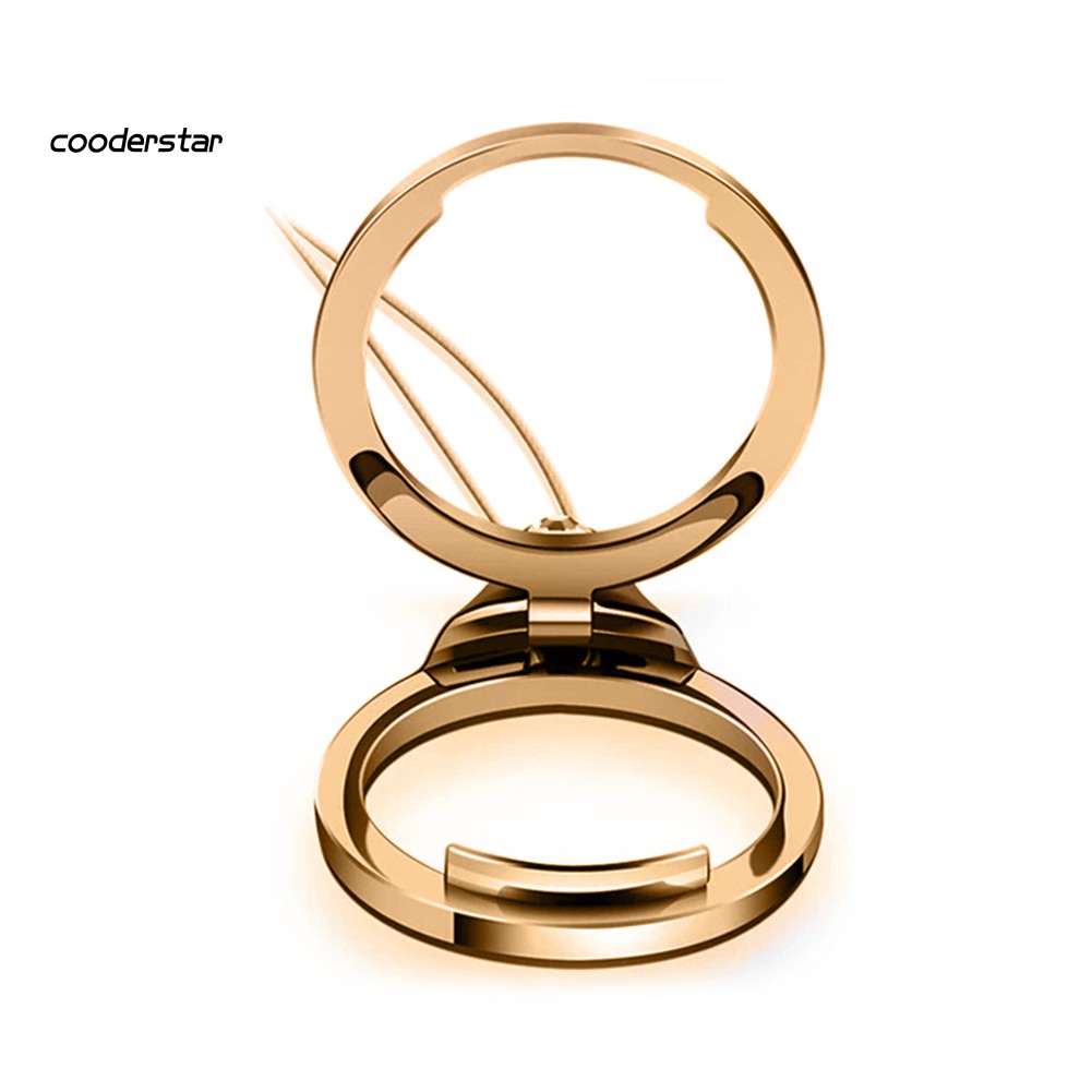 Giá đỡ điện thoại dạng nhẫn bằng kim loại 2 trong 1 tiện dụng