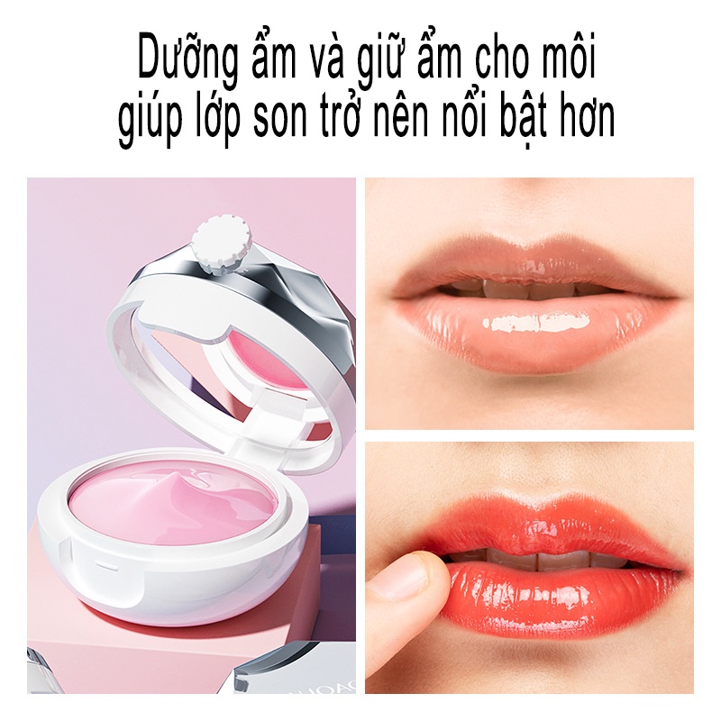 Mặt nạ ngủ môi BIOAQUA hương hoa hồng dưỡng ẩm cho bờ môi hồng căng mọng MOCCO hàng nội địa Trung