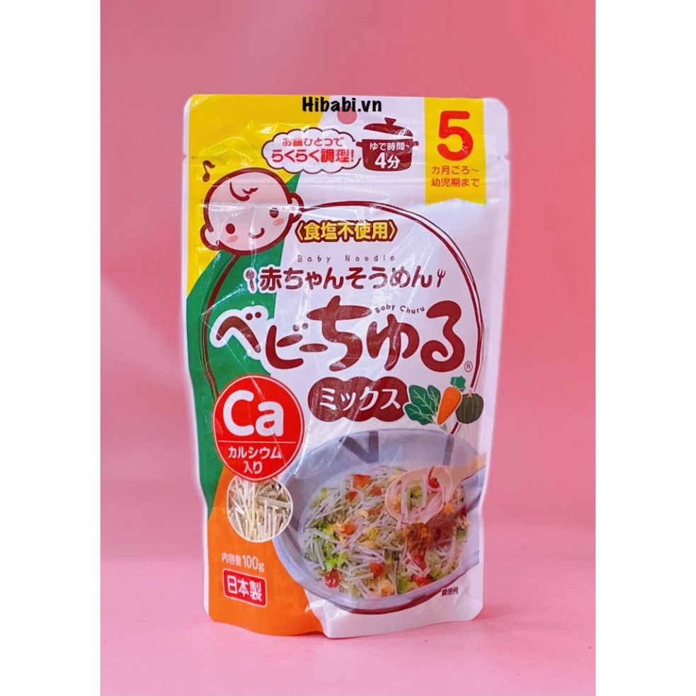 Mì somen rau củ Baby Churu 5m+