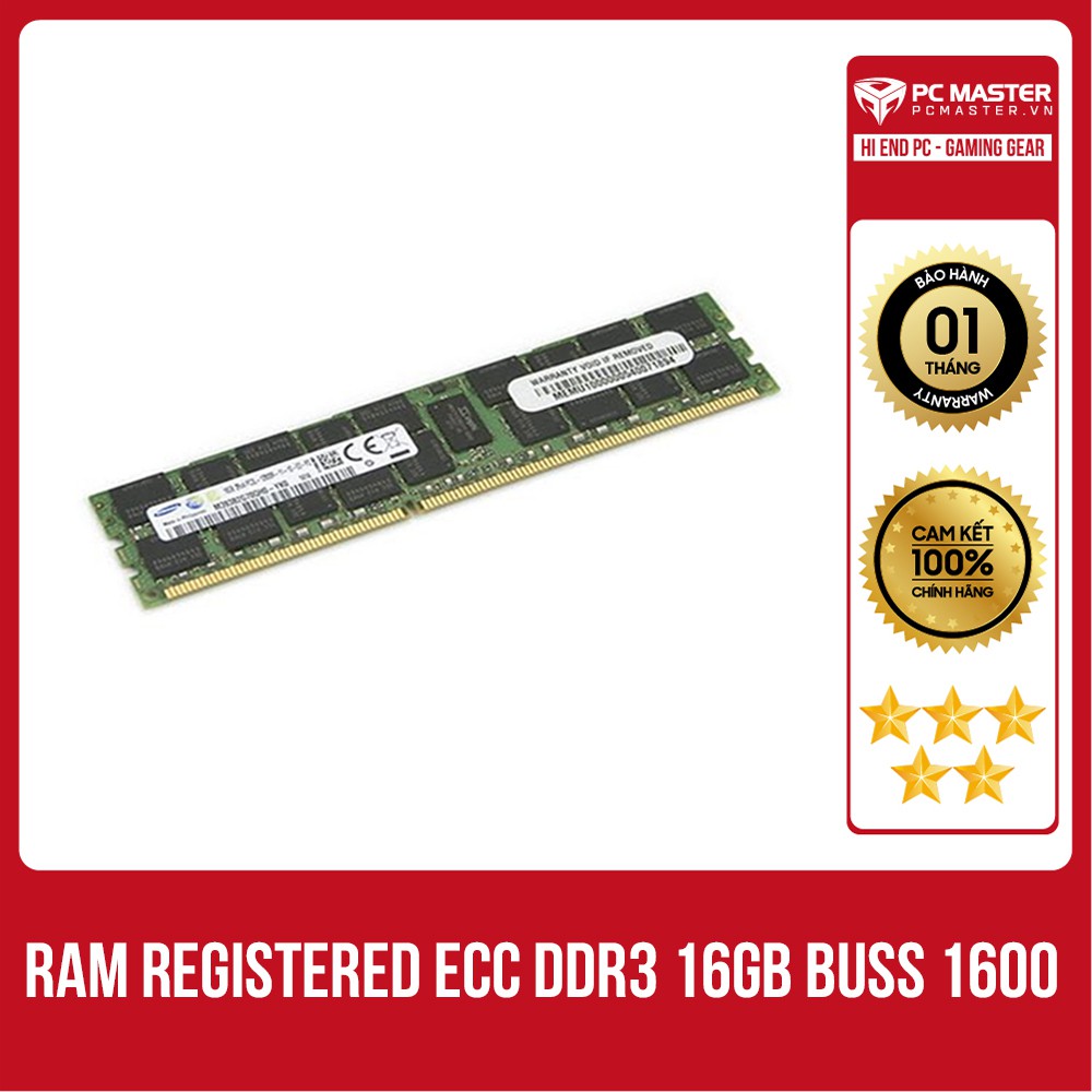 Ram REGISTERED ECC DDR3 16gb BUSS 1600 giá siêu tốt