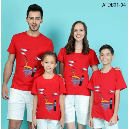 ÁO THUN ĐI BIỂN CHO GIA ĐÌNH HAY NHÓM BẠN IN HÌNH BÌNH MINH SIÊU HOT ĐỦ MÀU ĐỦ SIZE - ATDB01