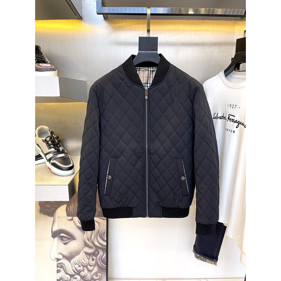Áo khoác bomber nam thời trang cao cấp Burberry BBR cá tính và trẻ trung