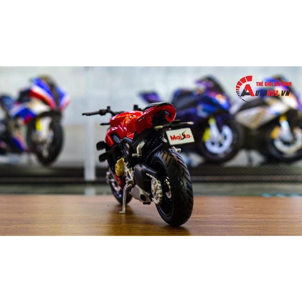 MÔ HÌNH XE DUCATI SUPER NAKED V4 S 1:18 MAISTO 7799