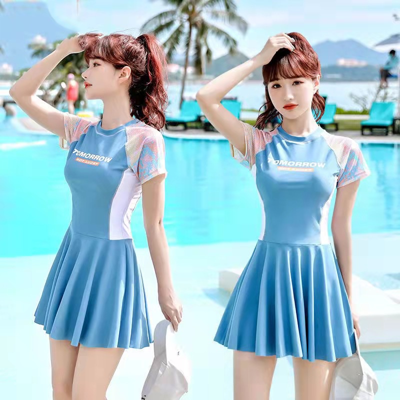 Bikini đi biển quyến rũ thời trang Hàn Quốc liền mảnh cho nữ