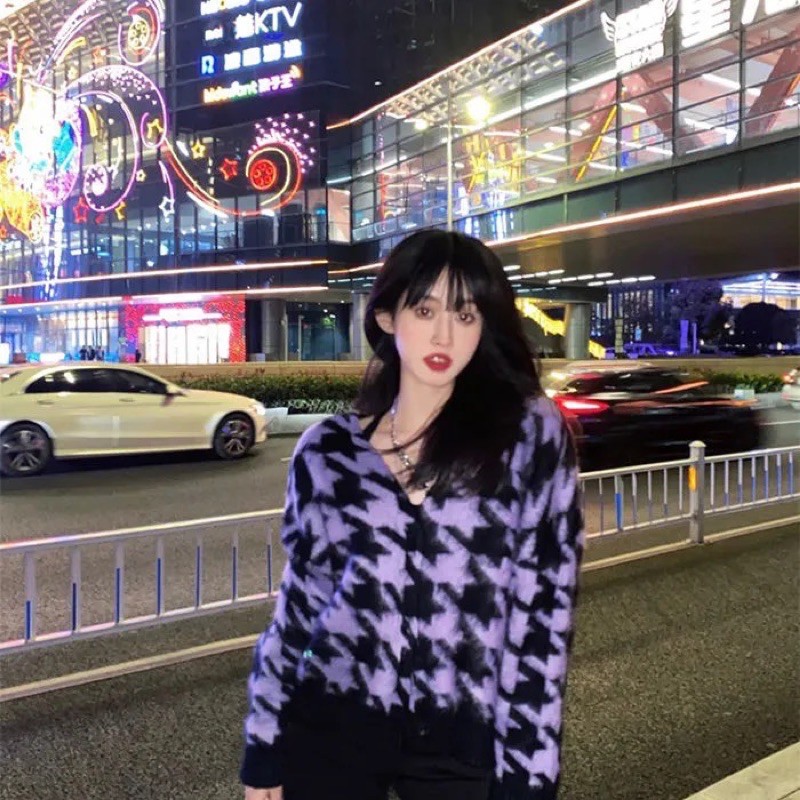 [ORDER TAOBAO] ÁO CARDIGAN TÍM | BigBuy360 - bigbuy360.vn