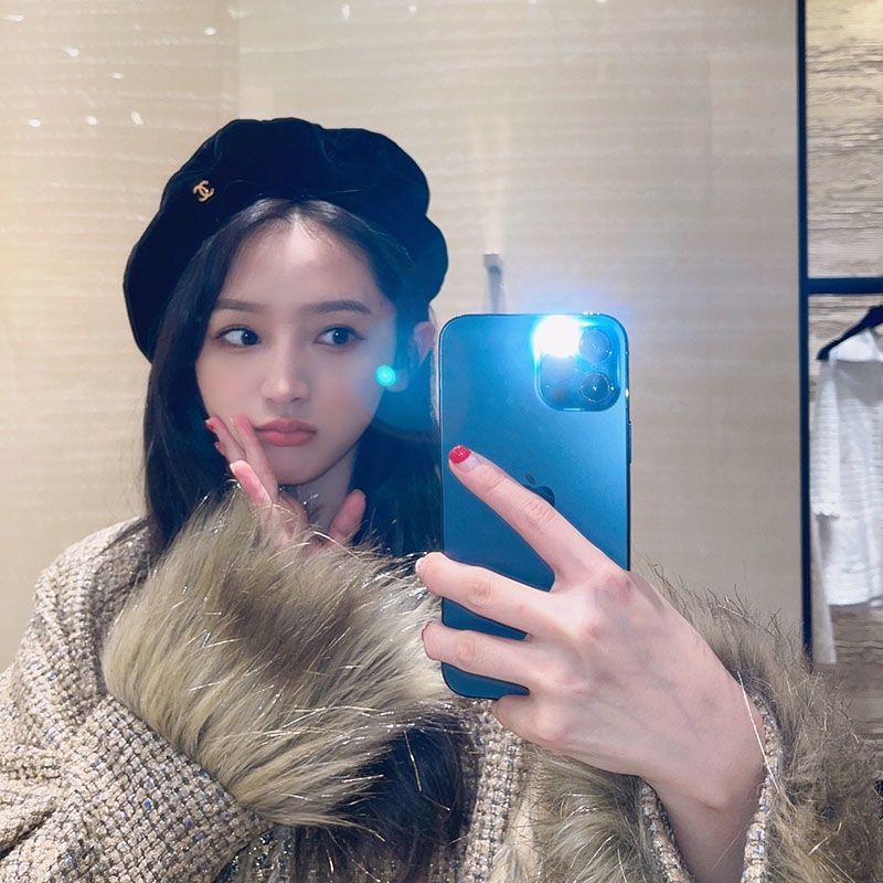 Mũ nồi dáng tròn vải mỏng dễ thương thời trang mùa thu cho nữ