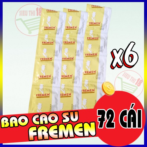 Bao cao su fremen gia đình khách sạn 72 chiếc