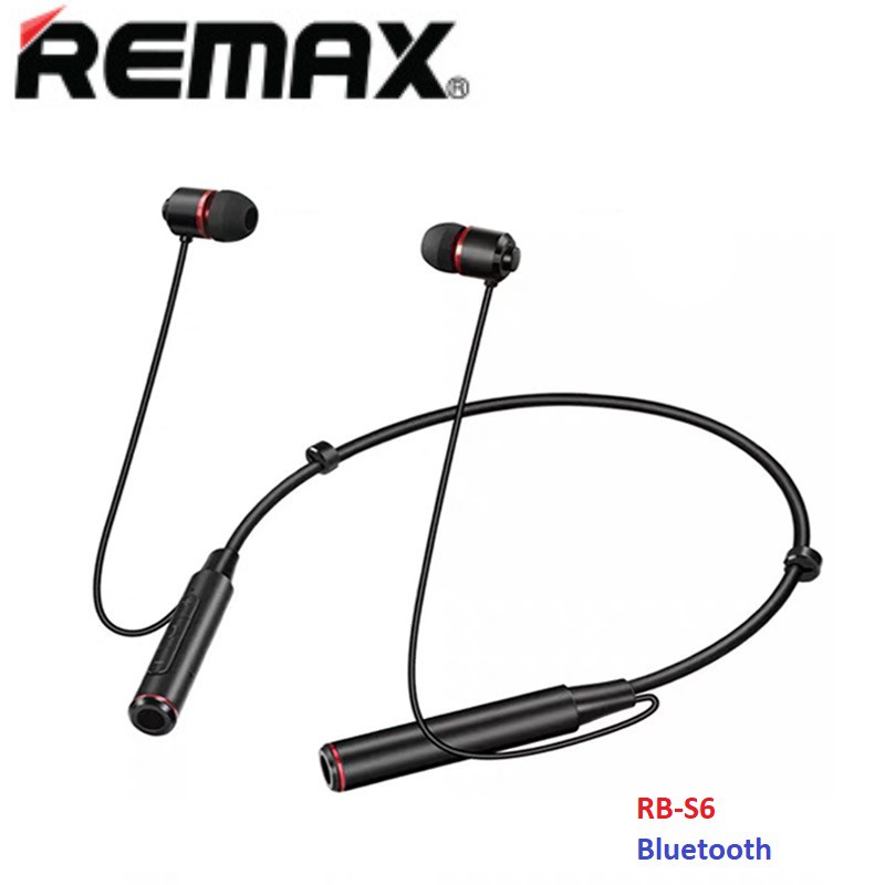Tai Nghe Remax RB S6 Tai Nghe Bluetooth V4.1 Cho Âm Thanh Hay. Tai Nghe Có Mic Đàm Thoại, Kiểu Dáng Thể Thao