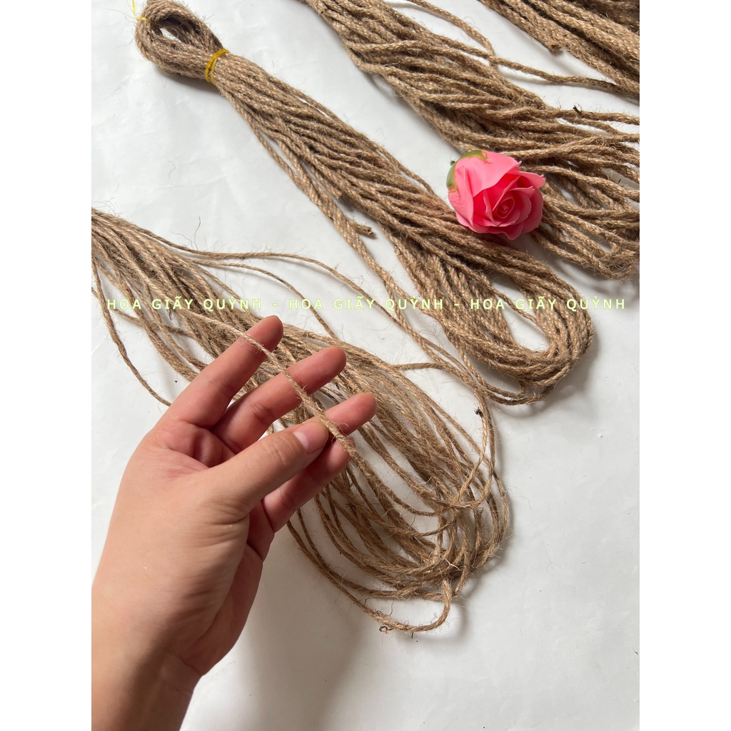 Bó 10m dây thừng 2mm/2.5mm/3mm/4mm