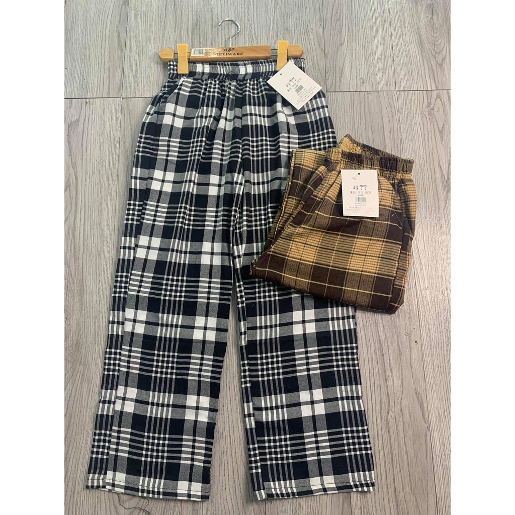 Quần Dài Kẻ Caro Siêu Xinh 💖FREESHIP💖Quần Nữ Caro HOT TREND 2020[ Hình Thật] | BigBuy360 - bigbuy360.vn