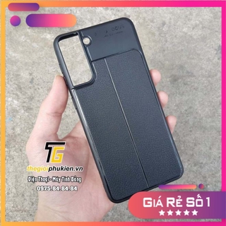 Ốp lưng Samsung Galaxy S21, S21+ Plus silicon giả da Auto Focus