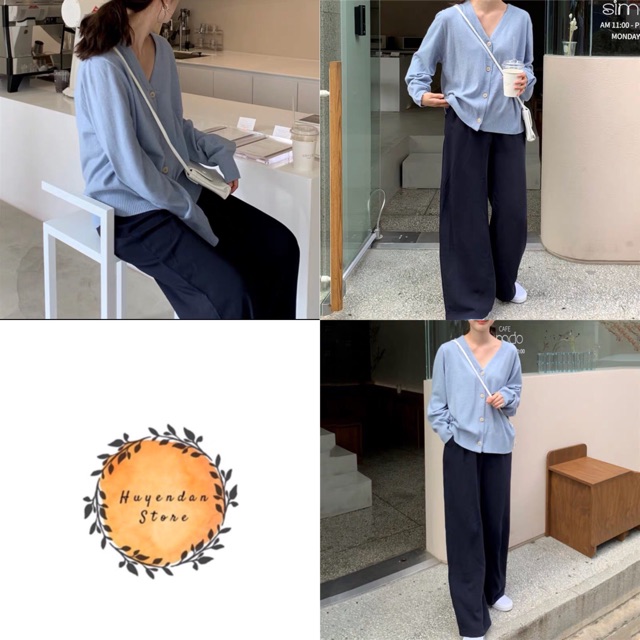 Set áo len+ quần