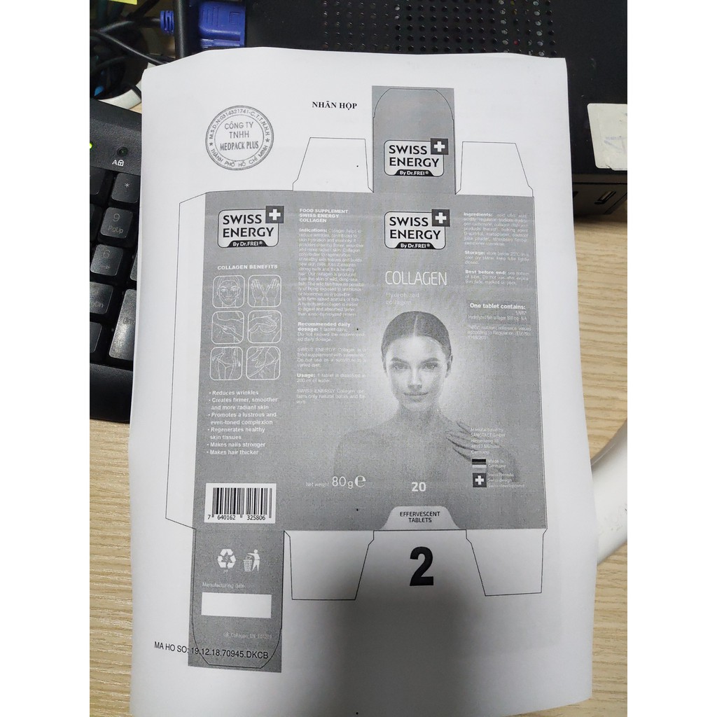 Viên Sủi Collagen Thuần Khết Tự Nhiên Giúp Giảm Nếp Nhăn, Da Luôn Căng Mịn và Tươi Trẻ Swiss Energy Collagen 20 Viên | BigBuy360 - bigbuy360.vn