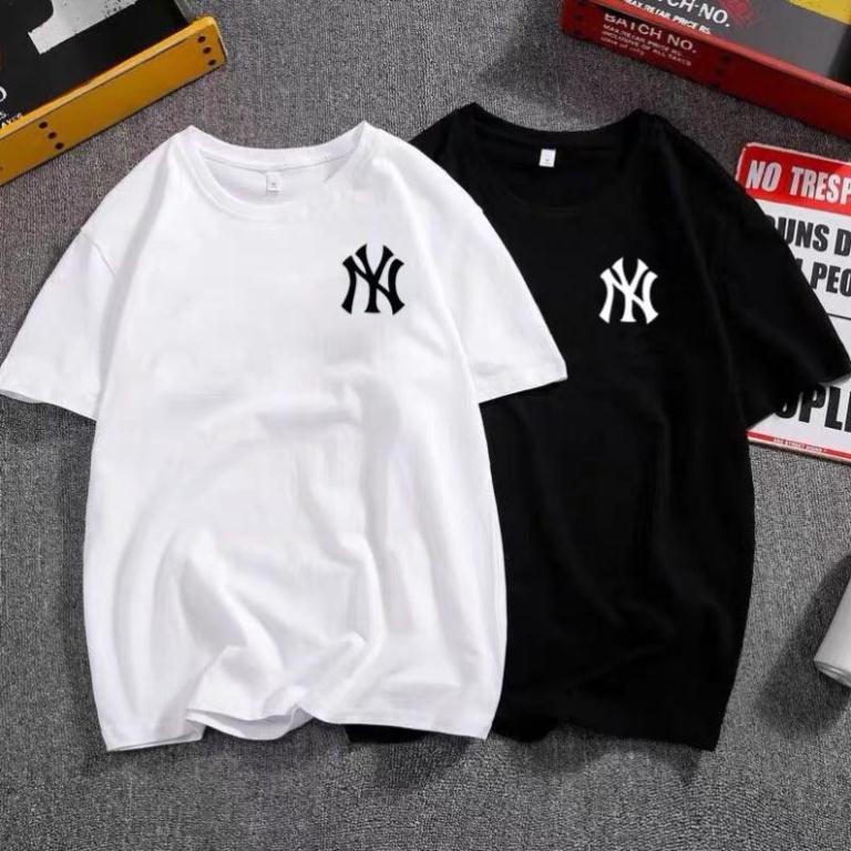 [ Xả Kho ] Áo phông in hinh NY⚡𝐅𝐑𝐄𝐄𝐒𝐇𝐈𝐏 ⚡Áo phông cotton chất đẹp mát, áo unisex, áo phông trắng