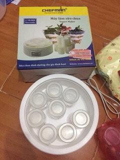 Máy làm sữa chua chefman