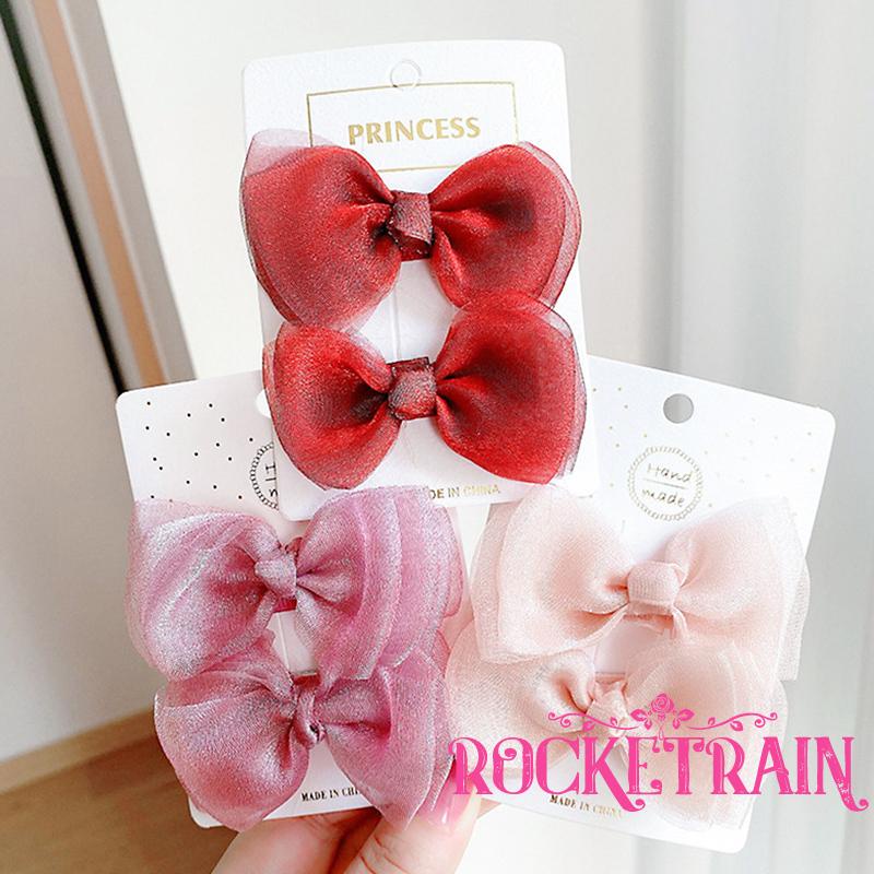 Kẹp Tóc Nơ Dễ Thương Cho Bé Gái