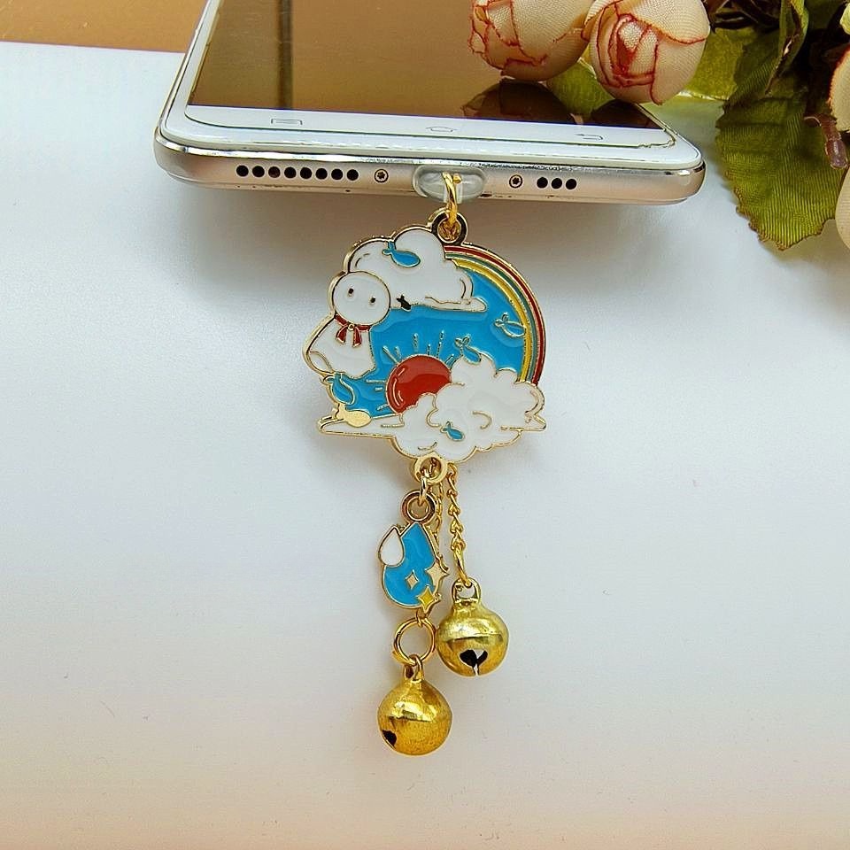 Nút Cắm Chống Bụi Cho Cổng Sạc Điện Thoại Di Động Hình Búp Bê Hoa Cúc Sunny Day