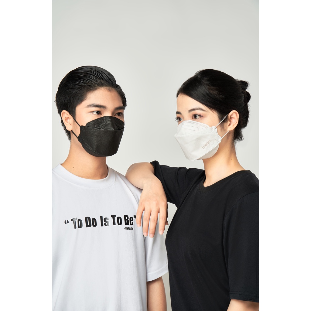 KHẨU TRANG KF94 BISOU THIẾT KẾ 4D LỌC KHUẨN BỤI MỊN | BigBuy360 - bigbuy360.vn
