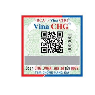 Tem chống hàng giả đa công nghệ kết hợp SMS, 4.0, nhiệt, nước