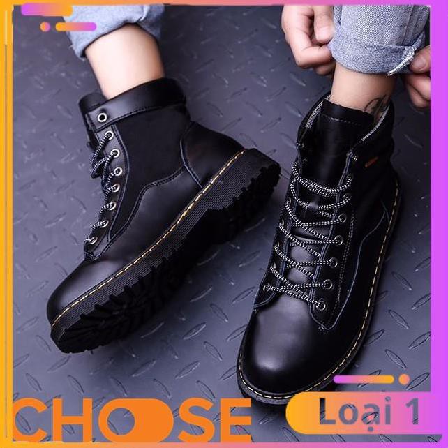 [Bản Mới Nhất] Giày Nam Boot Nam Cổ Cao Choose Màu Trơn Bụi Bặm G2616 | BigBuy360 - bigbuy360.vn