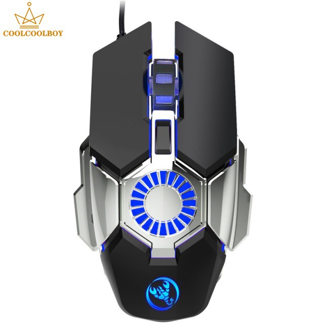 [COD] 7 Colors Change Wired Gaming Mouse 6 Modes Adjustable Ergonomic Computer Mouse Gamer Mice 6400dpi