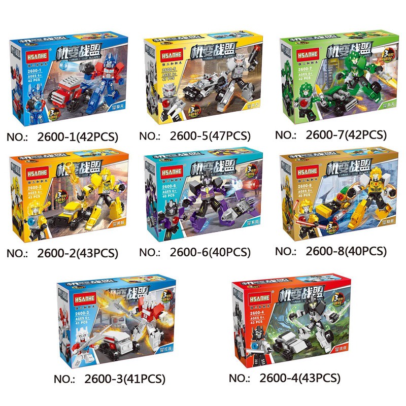 Đồ chơi Lego lắp ghép mô hình ô tô máy bay người máy robot thông minh