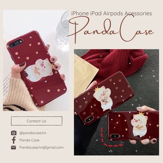 Ốp lưng iphone - Ốp heo đỏ may mắn