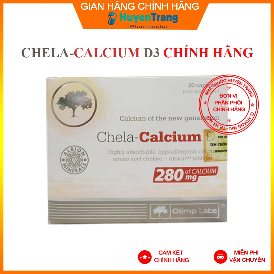 ✔️️️(Tặng Quà) Chela Calcium D3 - Vitamin Bầu bổ sung Canxi và Vitamin D3 trước và sau sinh