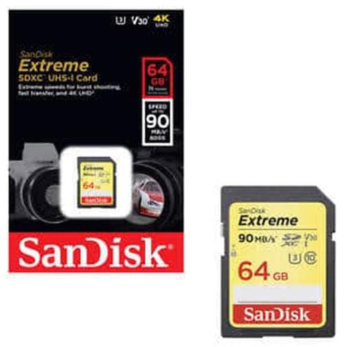 Thẻ Nhớ Sandisk Sdhc 64gb 90mb / S