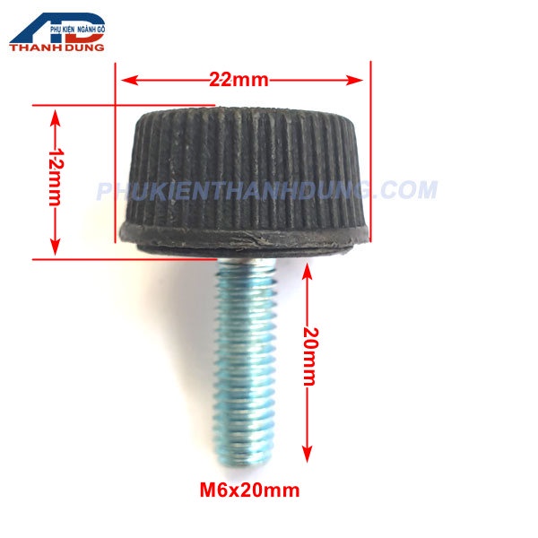 Nút Nhựa Tăng Chỉnh Màu Đen