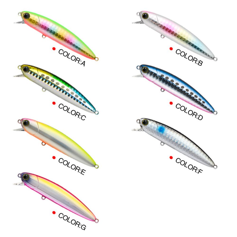 Mồi Giả Nhử Cá 80mm/13g 7 Màu Sắc