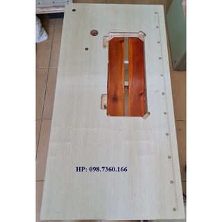 Mặt bàn máy may 1 kim điện tử ( có kèm bộ cao su kê máy và bảng lề)
