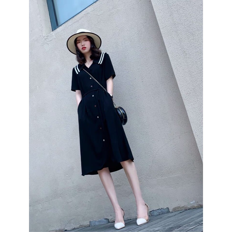 VÁY KIỂU HÀN ❤️ FRESHIP ❤️váy nữ dáng chữ A polo cổ bẻ trẻ trung năng động phong cách hiện đại | BigBuy360 - bigbuy360.vn