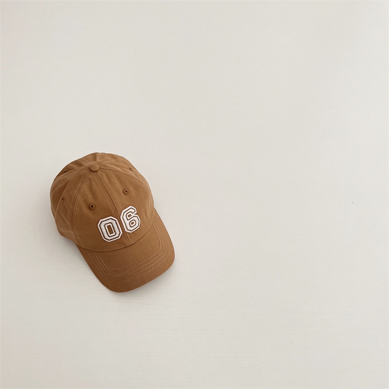 Mũ Lưỡi Trai Chống Nắng Màu Trơn Thêu Họa Tiết 06 Thời Trang Cho Bé