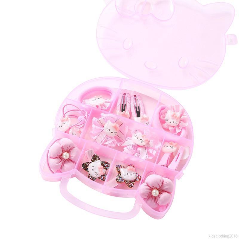 Kẹp Tóc Hello Kitty Dễ Thương Cho Bé Gái