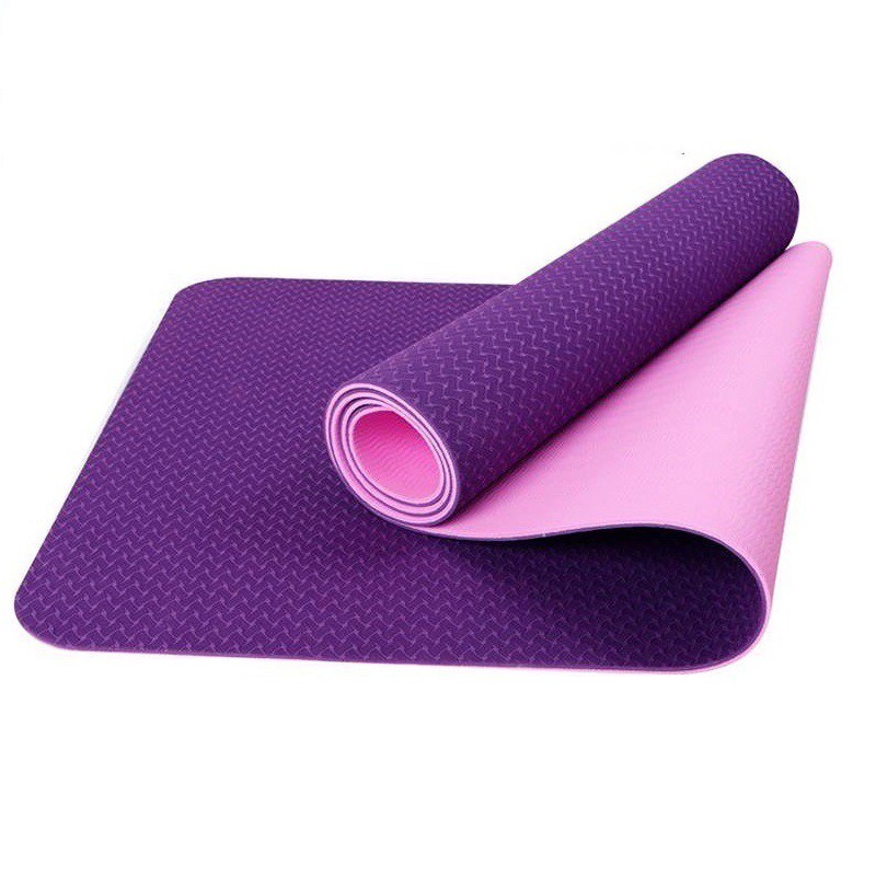 Thảm TPE 6mm 2 Lớp Tập Gym Yoga Cao Cấp