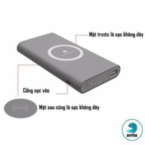 Pin sạc dự phòng kiêm sạc ko dây QI 10.000mAh - 20.000mAh