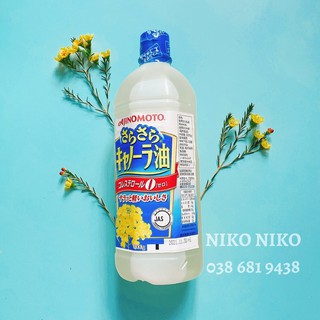 Dầu ăn hoa cải ajinomoto 1l