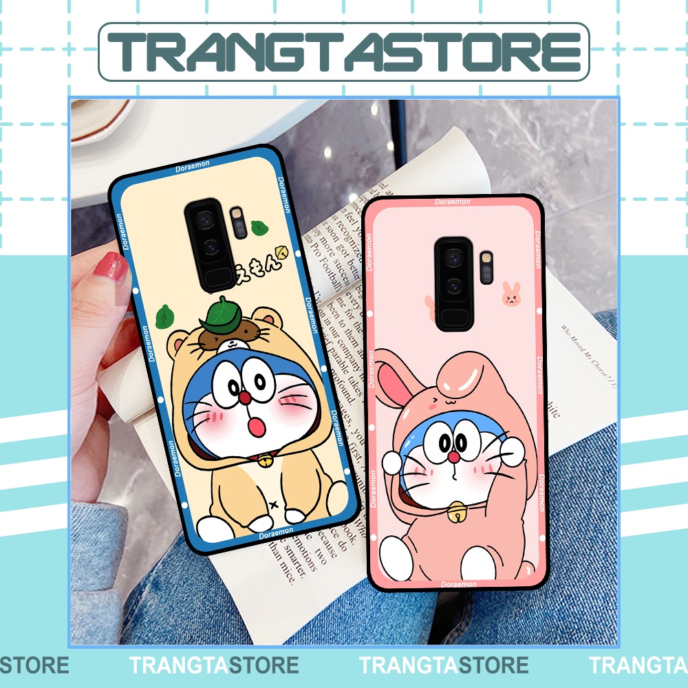 Ốp lưng Samsung S9 / S9 Plus / S9+ in hình cặp đôi doremon, hổ, khủng long dễ thương