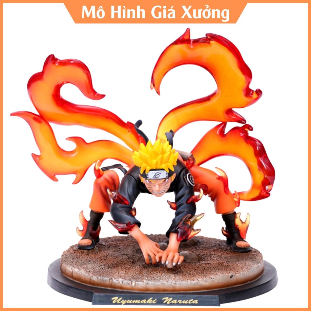 Mô hình Naruto cửu vỹ jinchuriki siêu đẹp  cao 20cm hàng chất lượng cao figure naruto mô hình giá xưởn