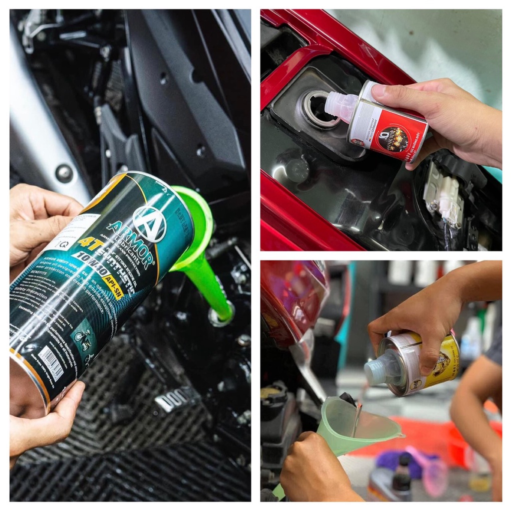 Tặng thêm lon phụ gia Sprayking khi mua nhớt ARMOR SWIFT 10w40 Full tổng hợp dành cho xe máy