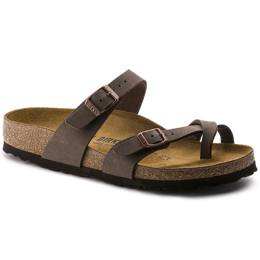 Dép Quai Ngang Nam Birkenstock Mayari Birko-Flor 71061 Màu Nâu Mocha