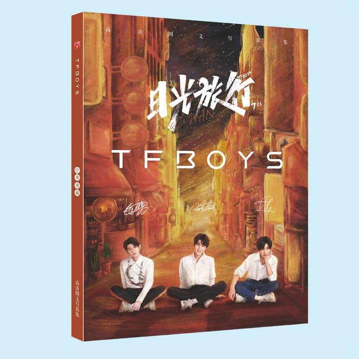 Photobook TFboys A4 album ảnh tặng kèm poster tập ảnh mẫu ngẫu nhiên