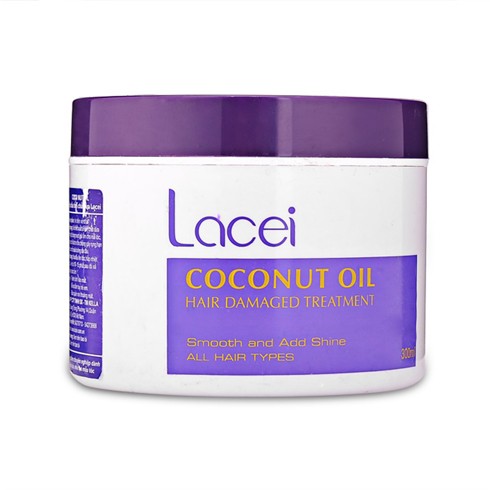 🇻🇳Lacei-VIETNAM🇻🇳Hấp dầu dừa Lacei Pure Coconut Oil Hair Damaged Treatment 300ml