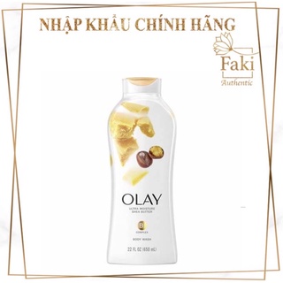 Sữa tắm olay dưỡng ẩm vượt trội với bơ hạt mỡ 650ml ultra moisture shea butter body wash