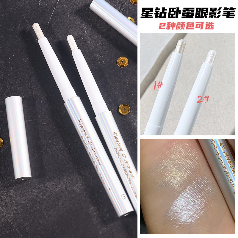 Phấn Mắt Dạng Thỏi Màu Sắc Long Lanh Chống Nước Lâu Trôi Làm Sáng Da NO8926