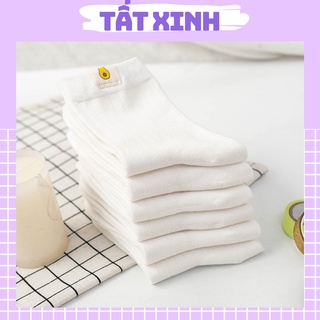 Tất vớ nữ trắng hàn quốc cute