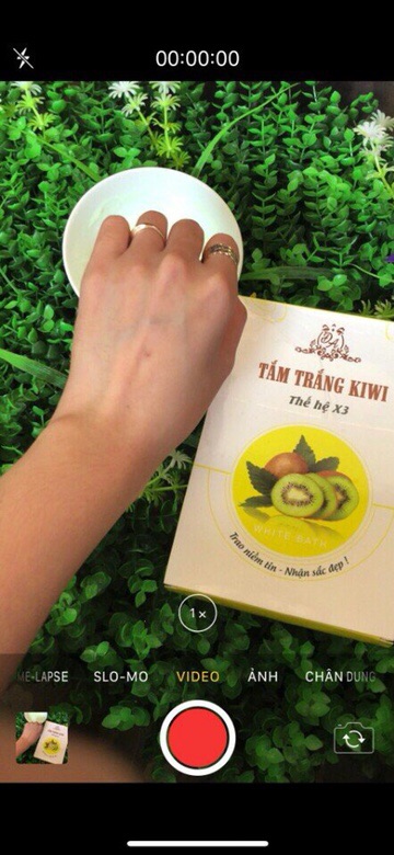 Tắm trắng kiwi x3