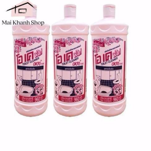 Nước Tẩy Toilet OKAY PINK Hàng Thái Lan Chính Hãng 960ml