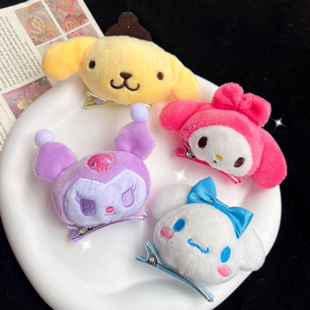 Kẹp Tóc Hình Thú Nhồi Bông Melody Dễ Thương WMES15H